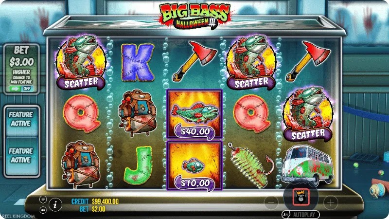Received 3 scatter symbols to activate free spins