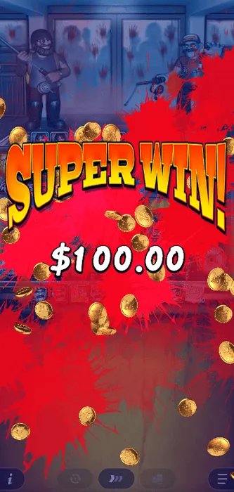 Massive super win celebration with coins explosion in Big Bass Bonanza Halloween 3